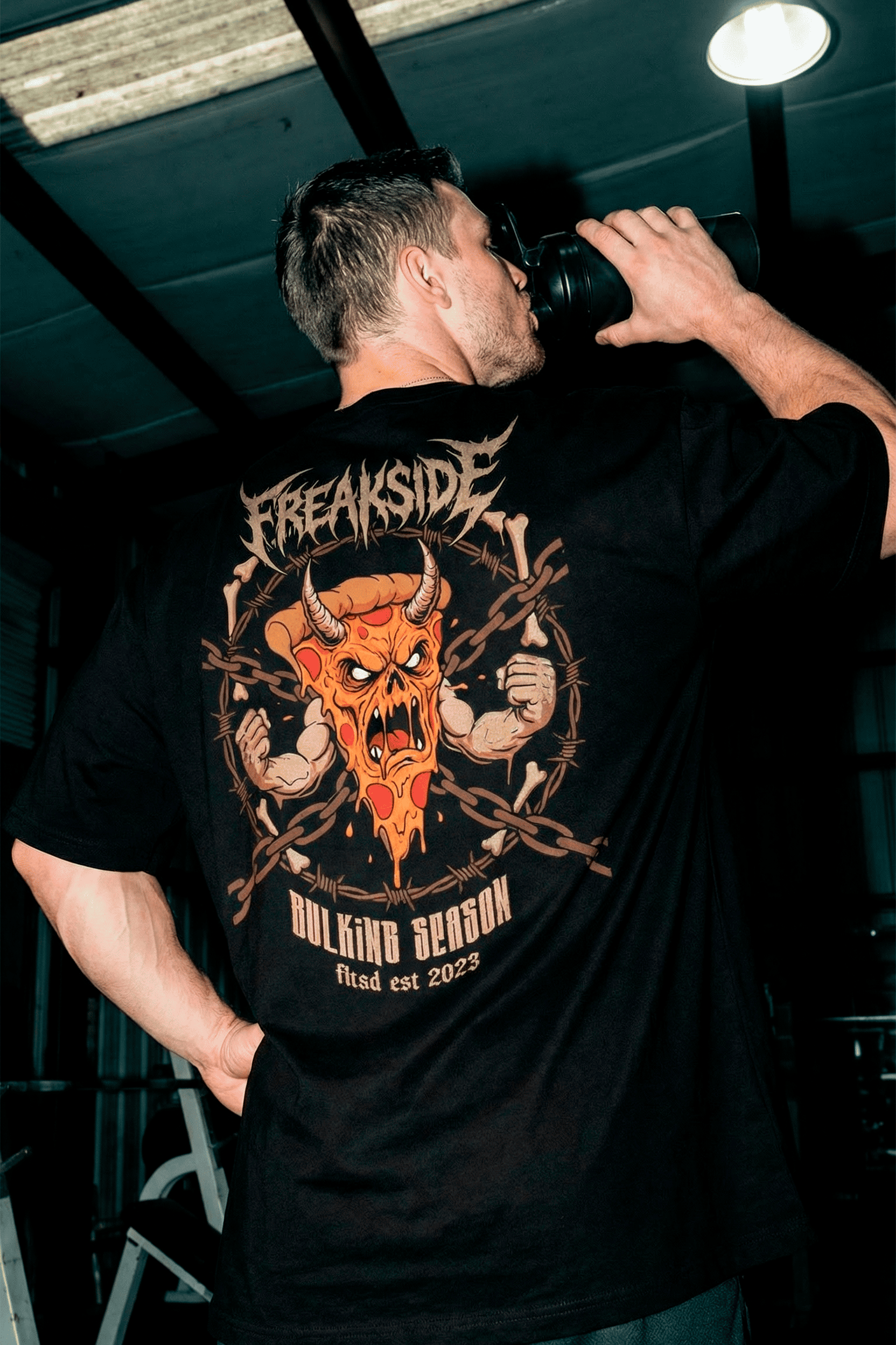 Camiseta Oversized "Bulking Season" Freakside