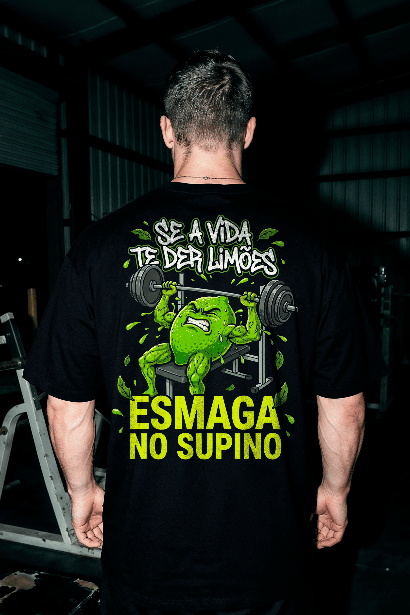 Camiseta Oversized "Se a vida te der limões" Freakside