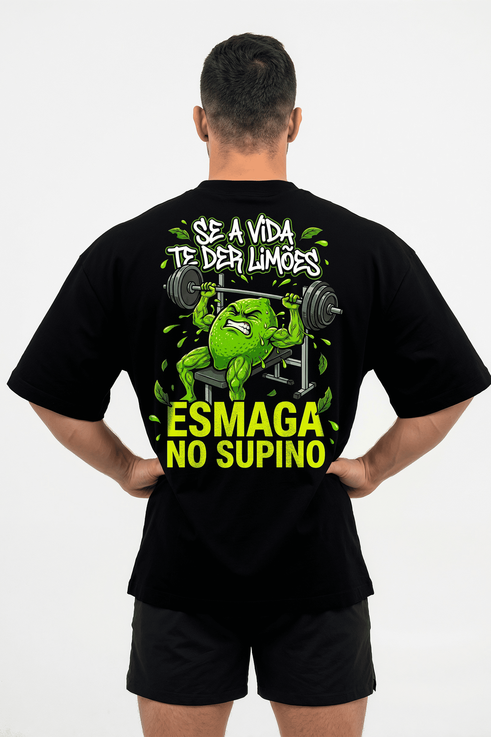 Camiseta Oversized "Se a vida te der limões" Freakside