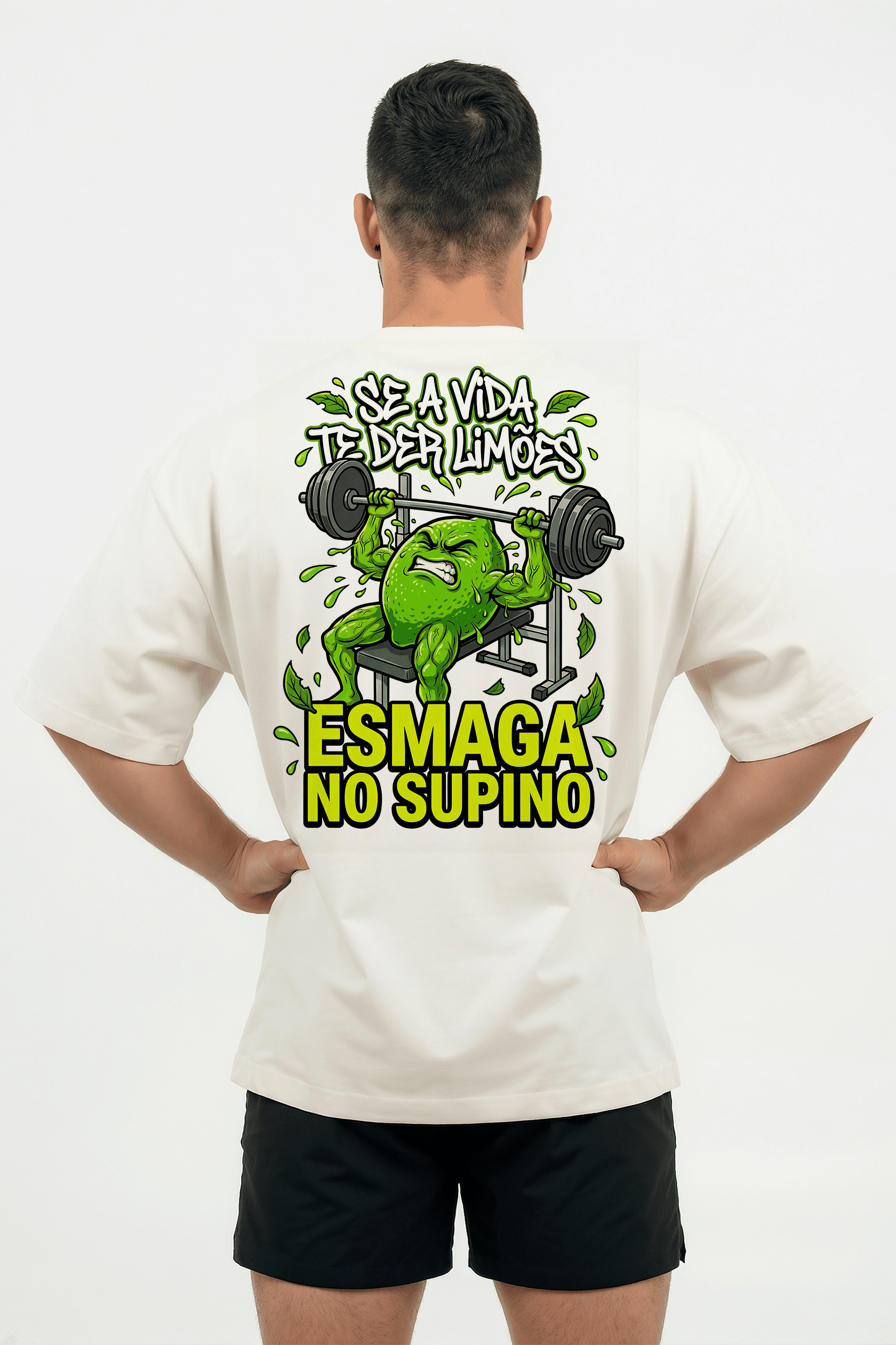 Camiseta Oversized "Se a vida te der limões" Freakside
