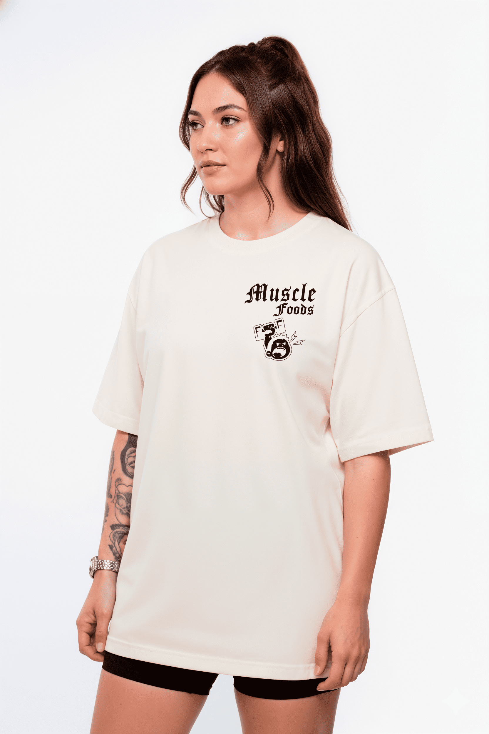 Camiseta Oversized "Mr Muscle Foods" Freakside™