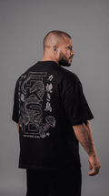 "CAMINHO DO DRAGÃO" Heavy Oversized All Black BUSHIDO™