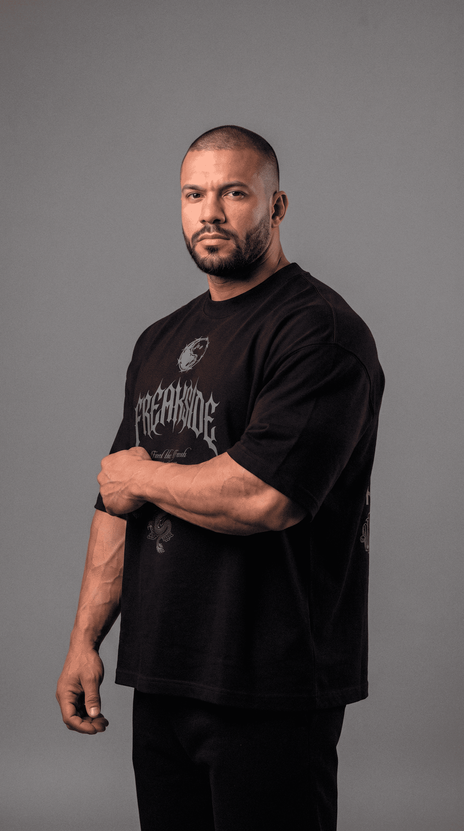 "CAMINHO DO DRAGÃO" Heavy Oversized All Black BUSHIDO™