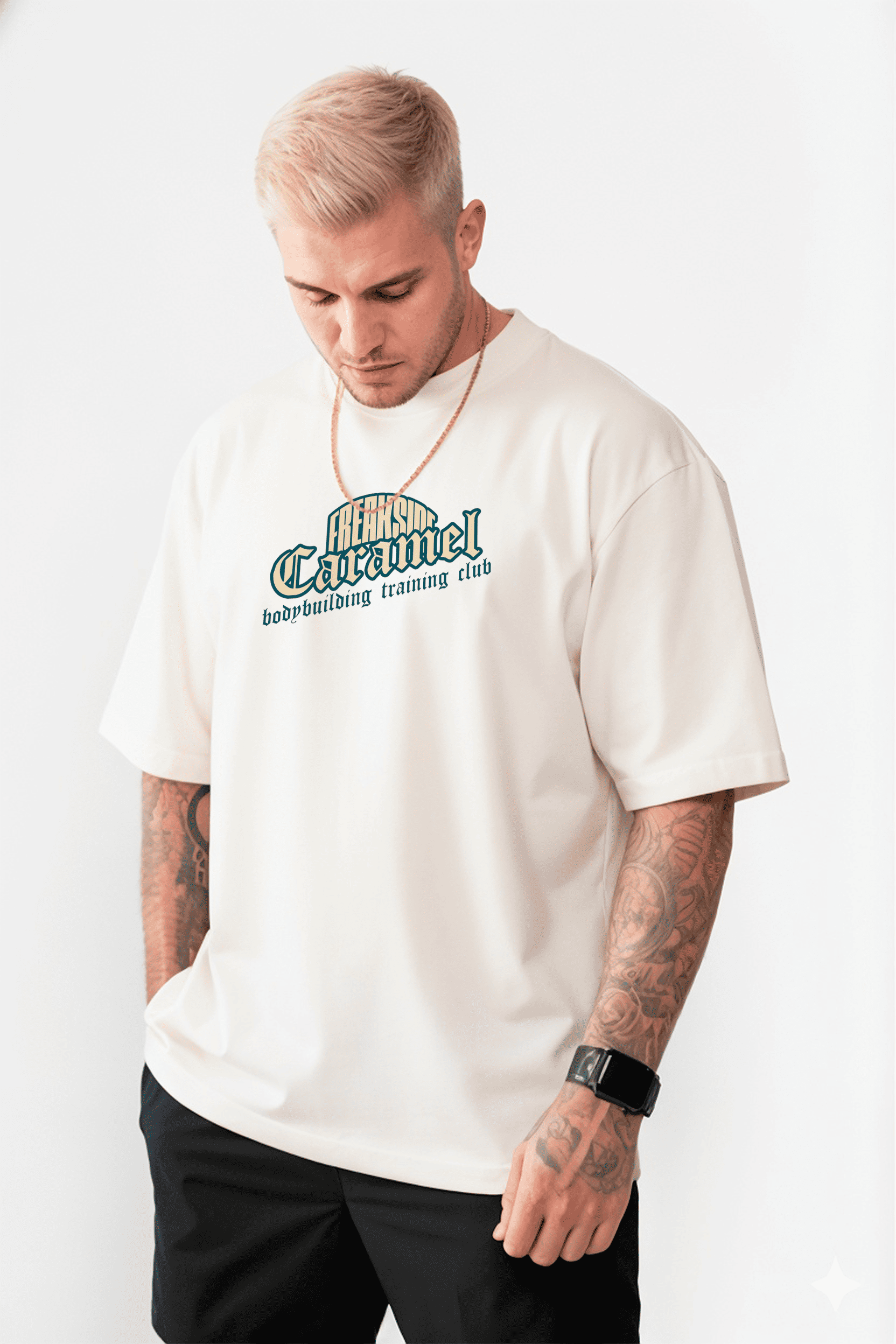 Camiseta Oversized "CARAMELO LEGDAY" Freakside