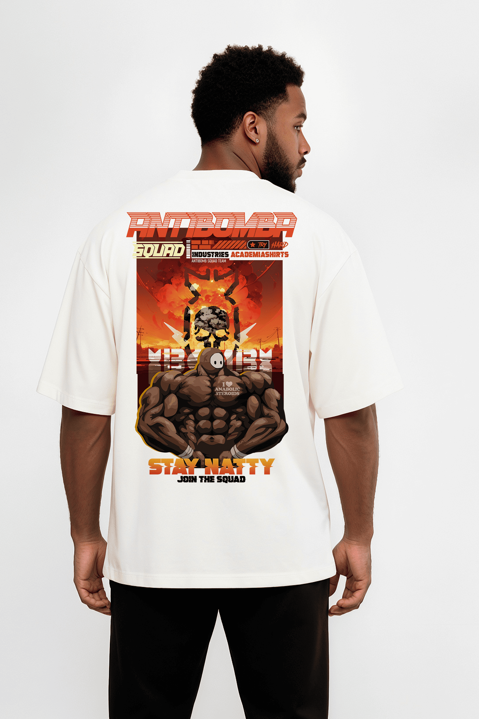 Camiseta Oversized "Antibomba" Freakside™