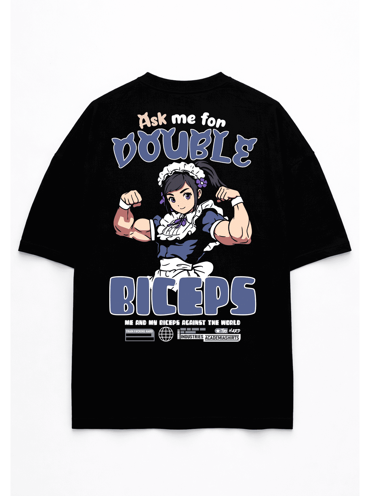 "Ask me for Double Biceps" Freakside™ Camiseta Oversized