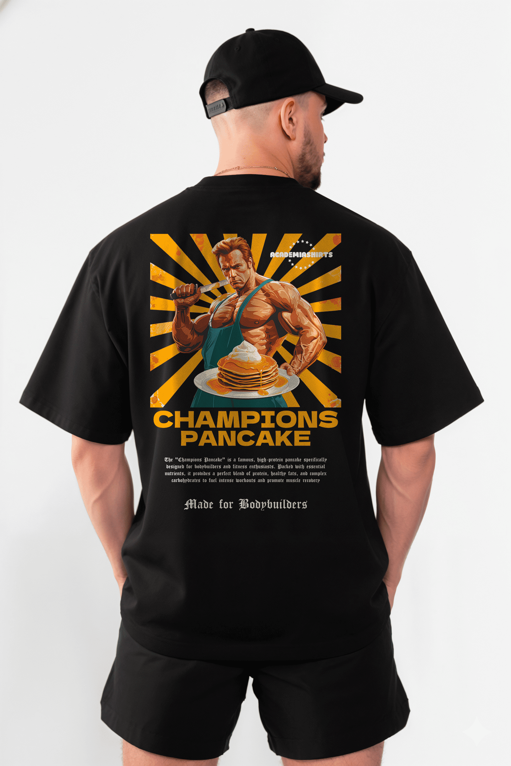 Camiseta Oversized "Champions Pancake" Freakside™