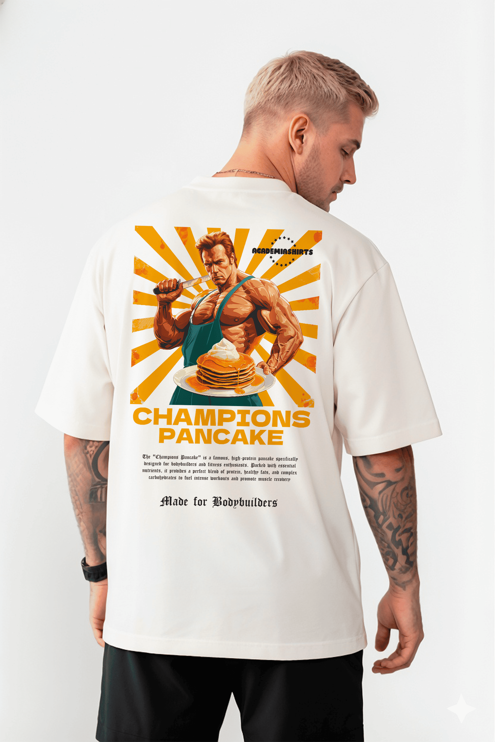 Camiseta Oversized "Champions Pancake" Freakside™