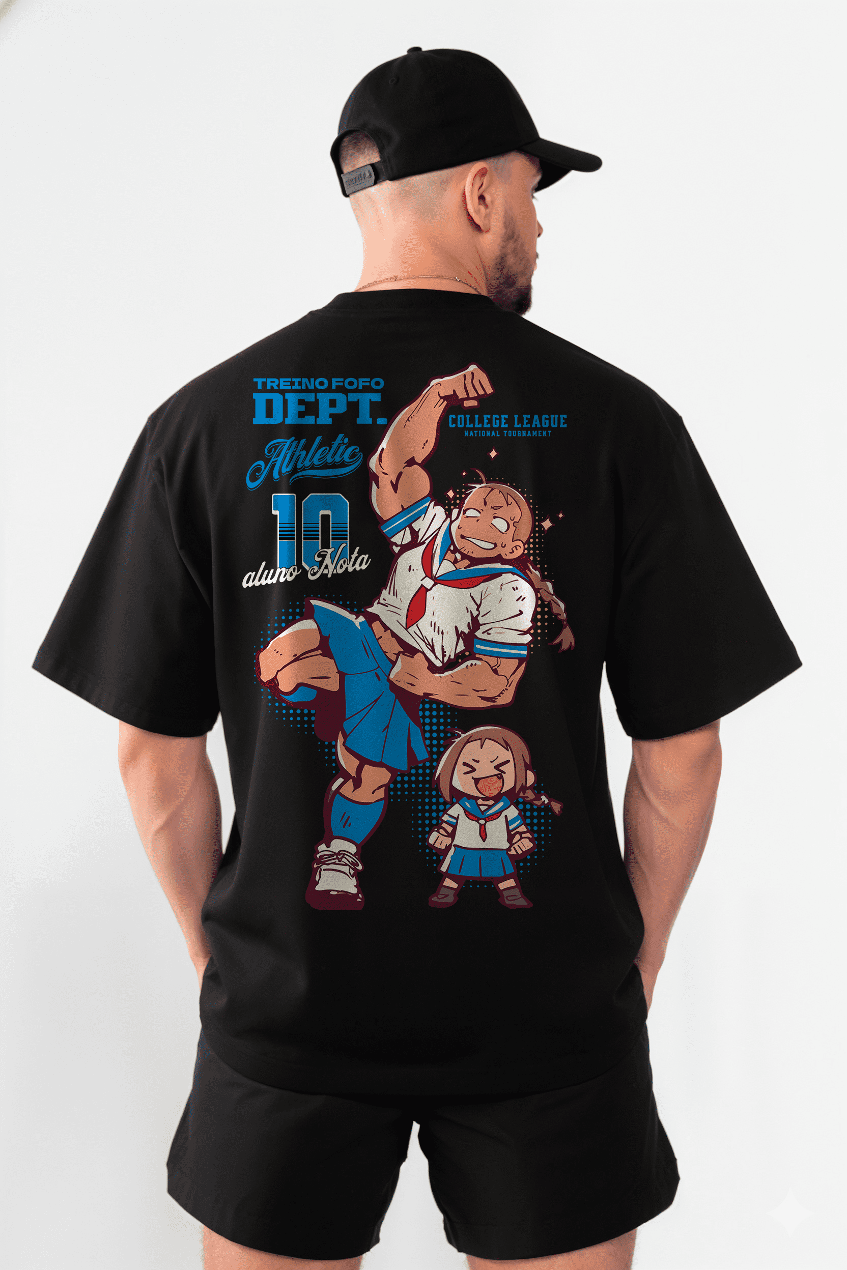 Camiseta Oversized "College Club" Freakside™