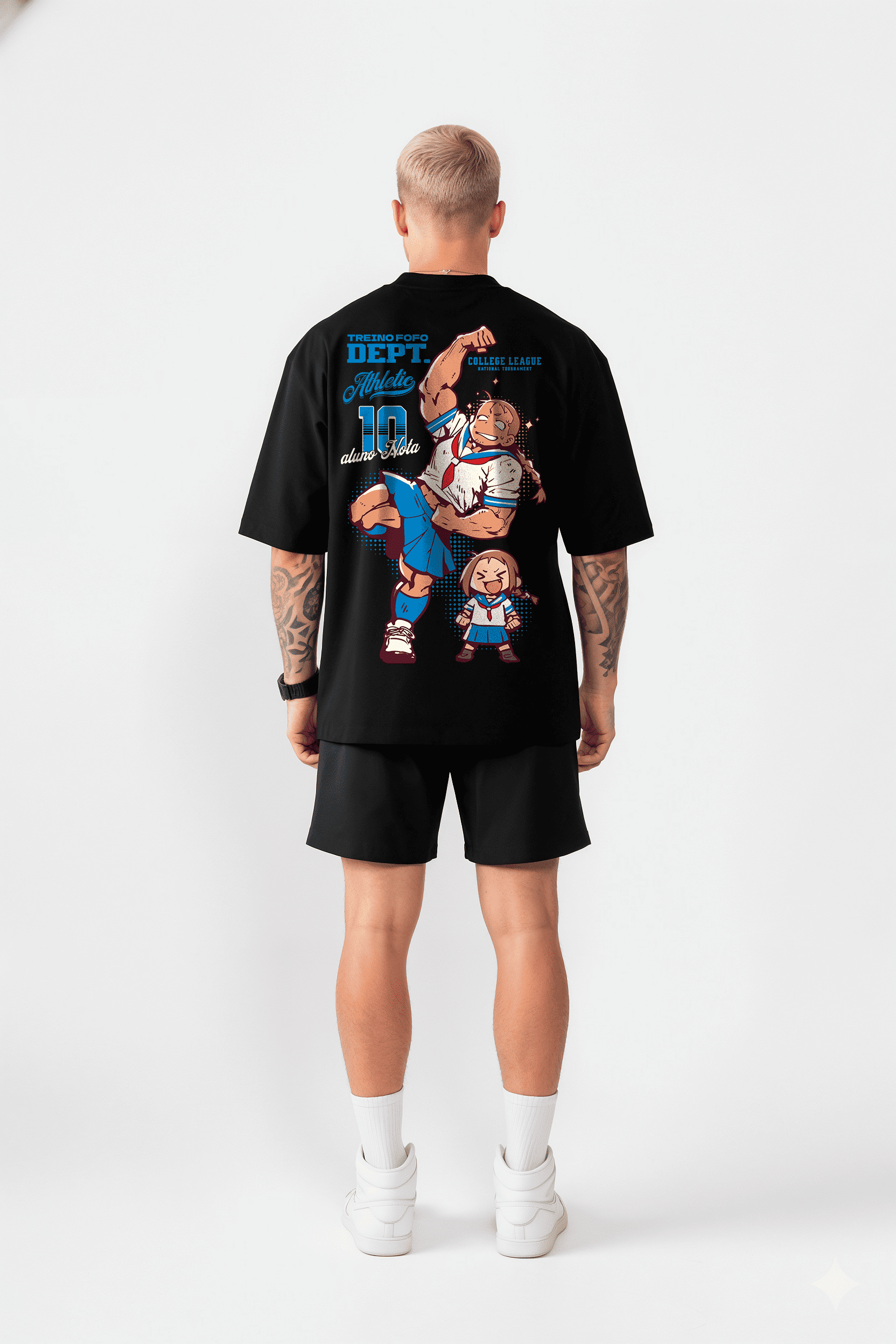 Camiseta Oversized "College Club" Freakside™