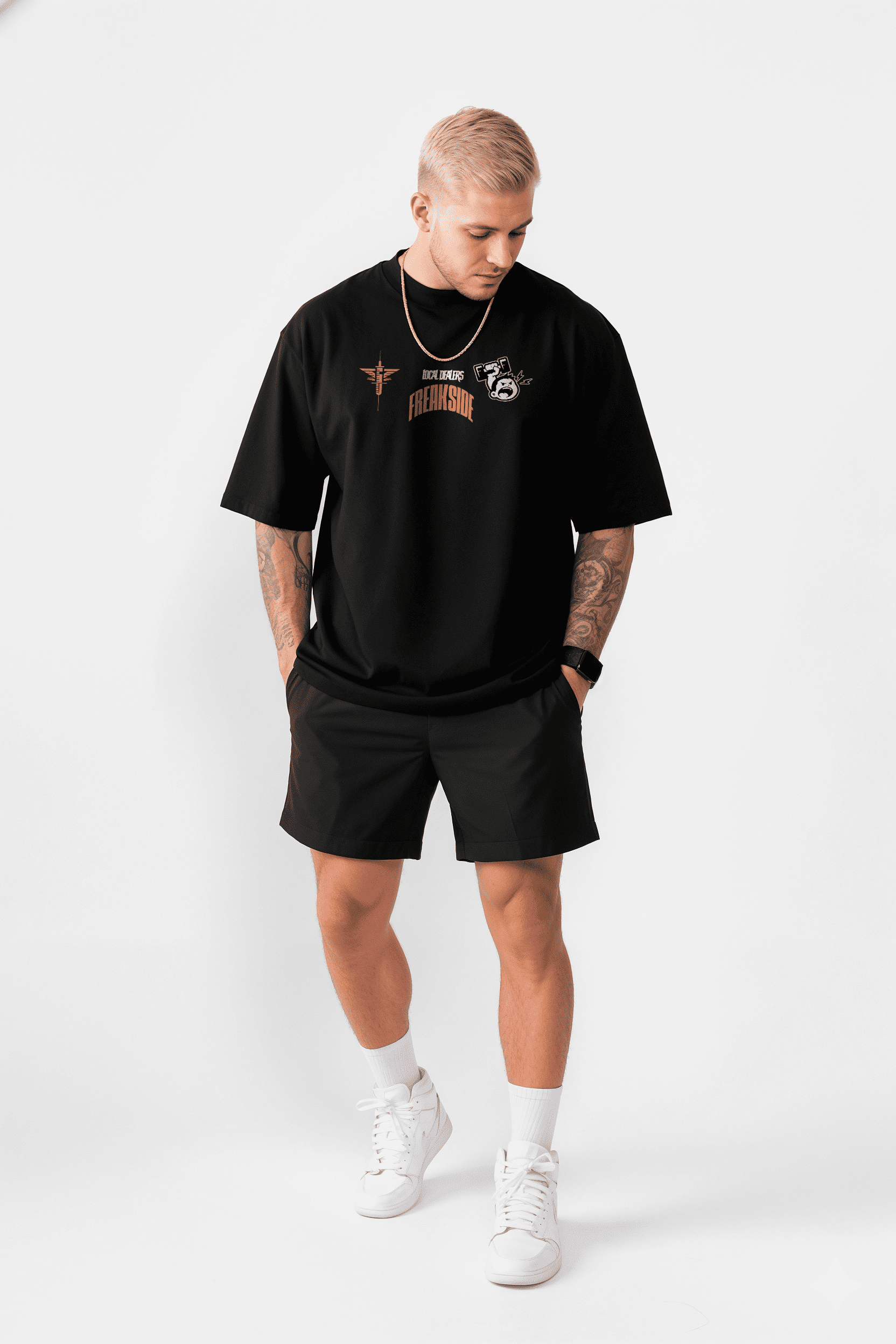 Camiseta Oversized "Comércio Local" Freakside™