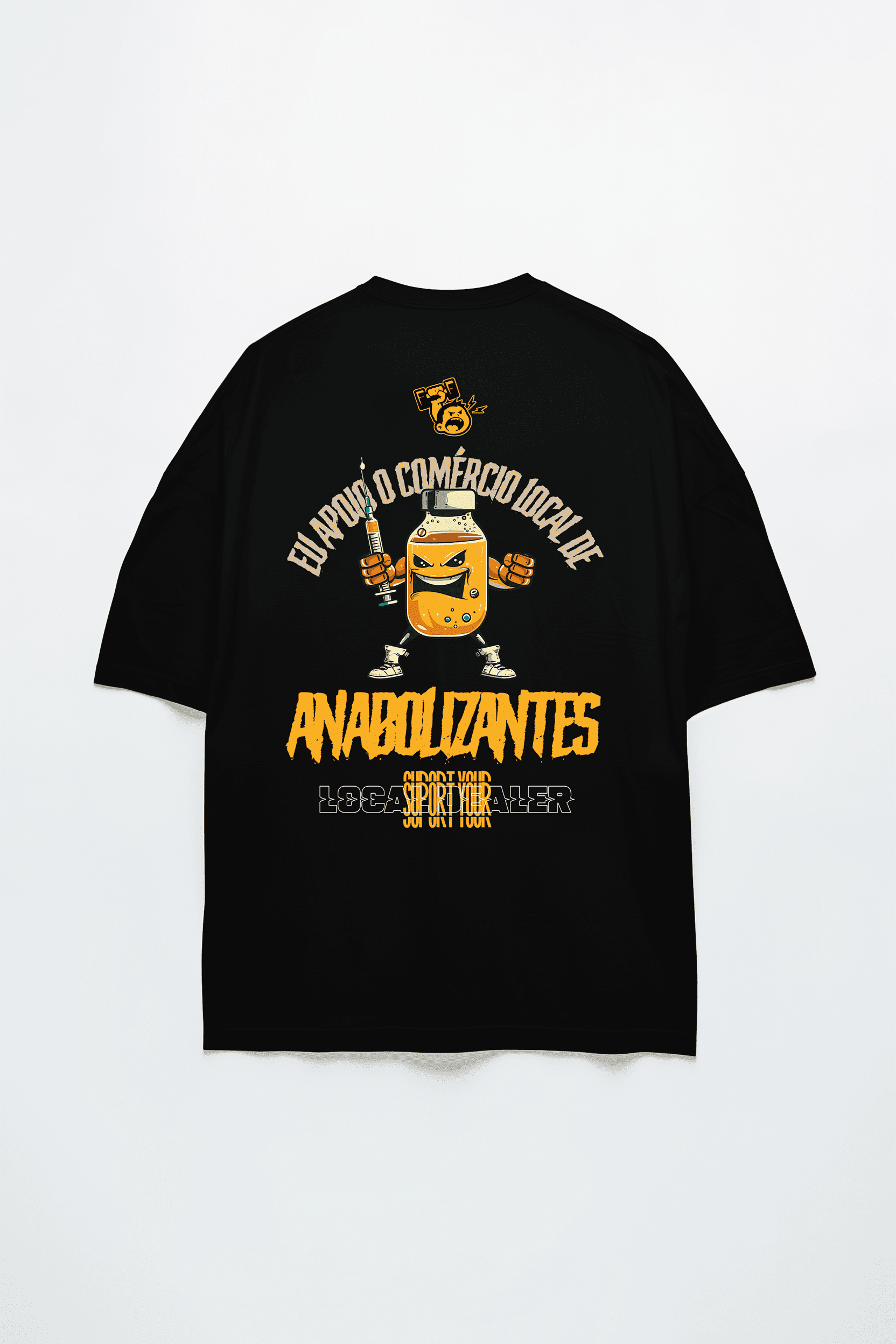 Camiseta Oversized "Comércio Local" Freakside™