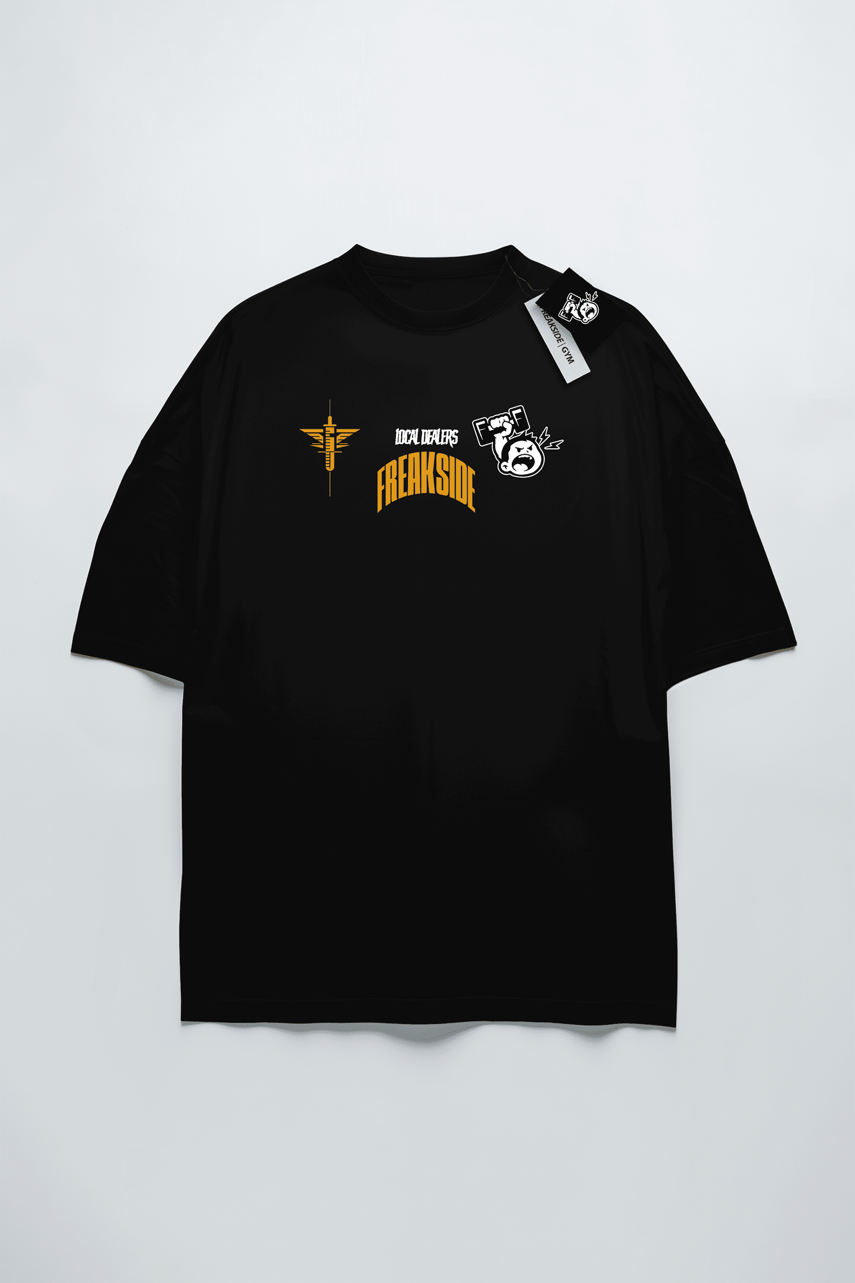 Camiseta Oversized "Comércio Local" Freakside™