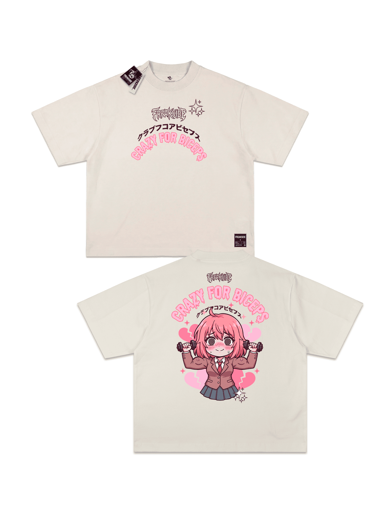 "Crazy for Biceps" Oversized