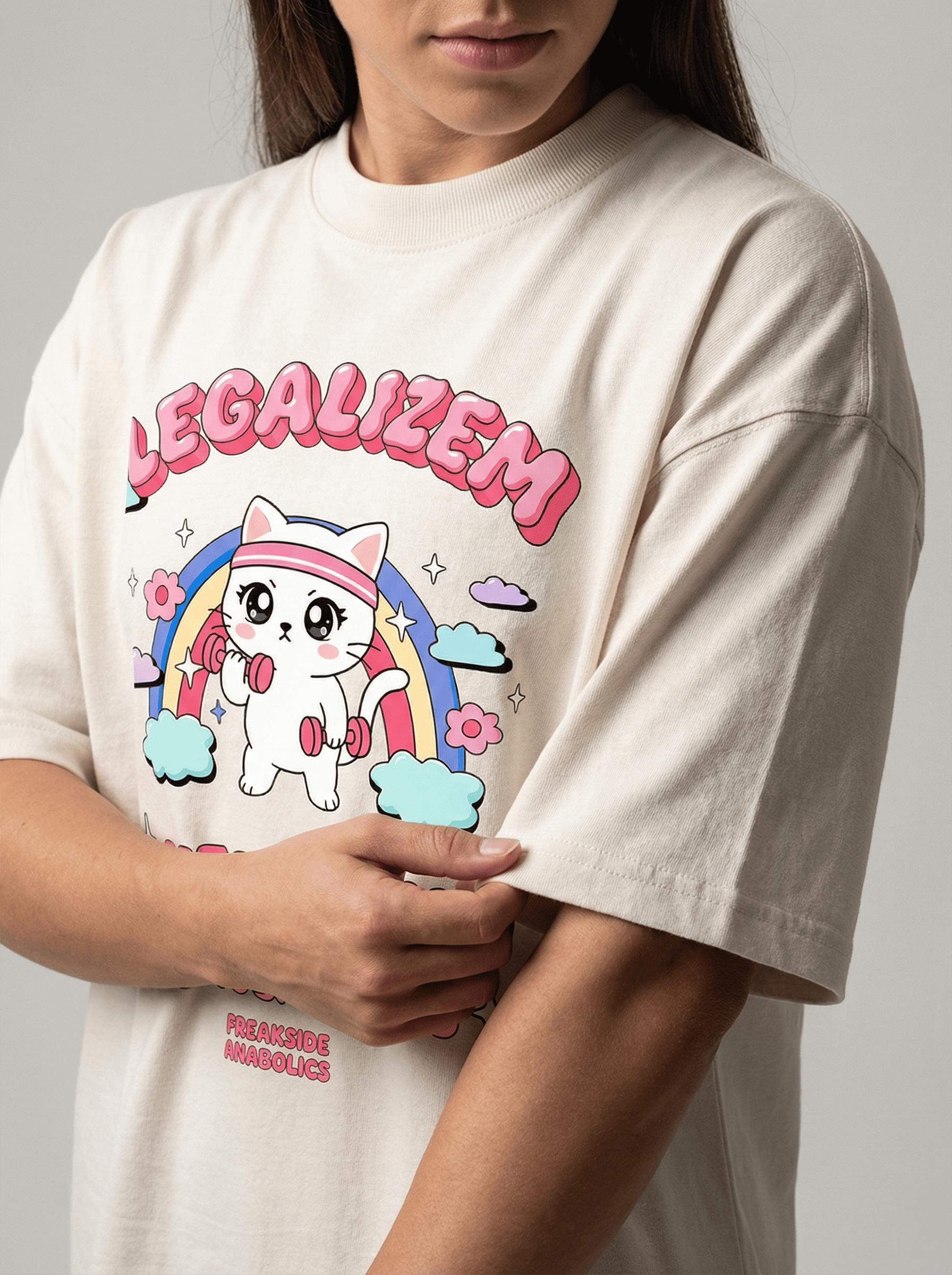 "Legalizem Esteroides Anabolizantes" Freakside™ Oversized