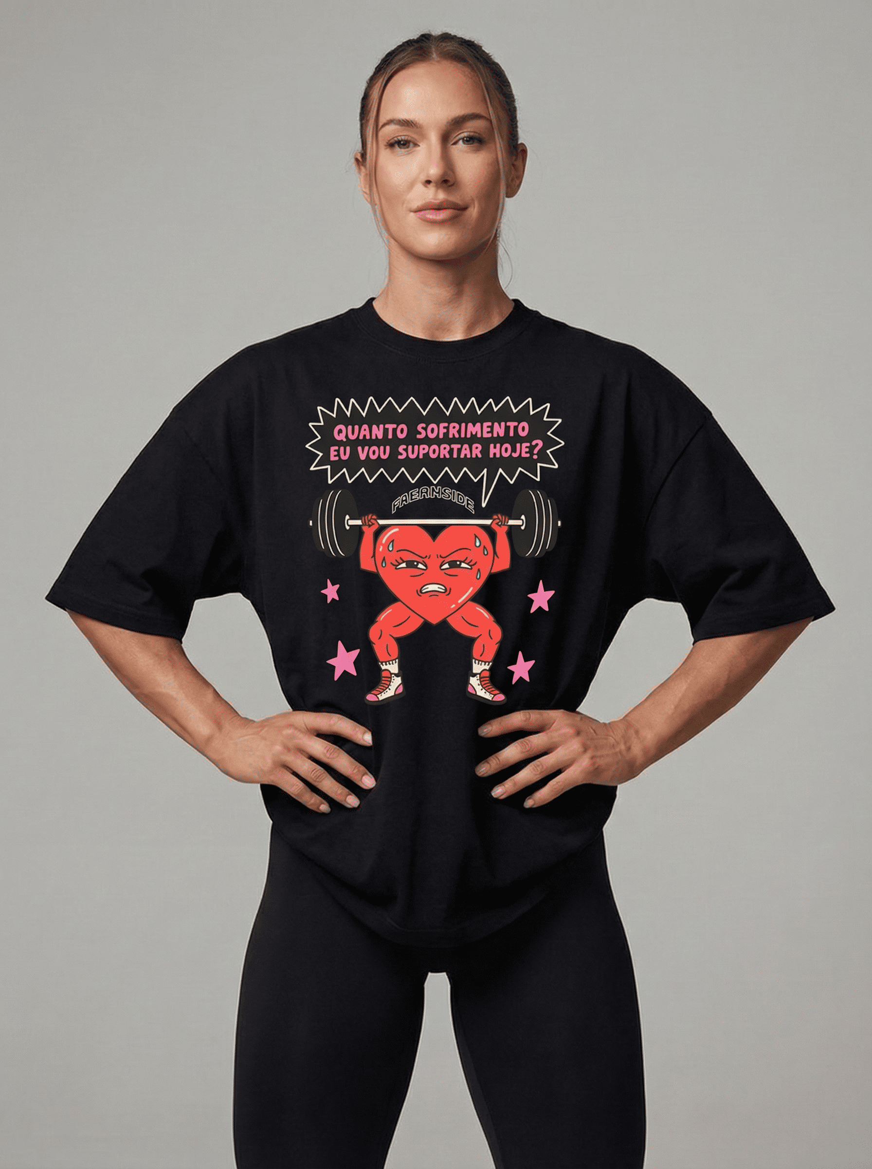 "Quanto Sofrimento vou Suportar Hoje" Freakside™ Oversized