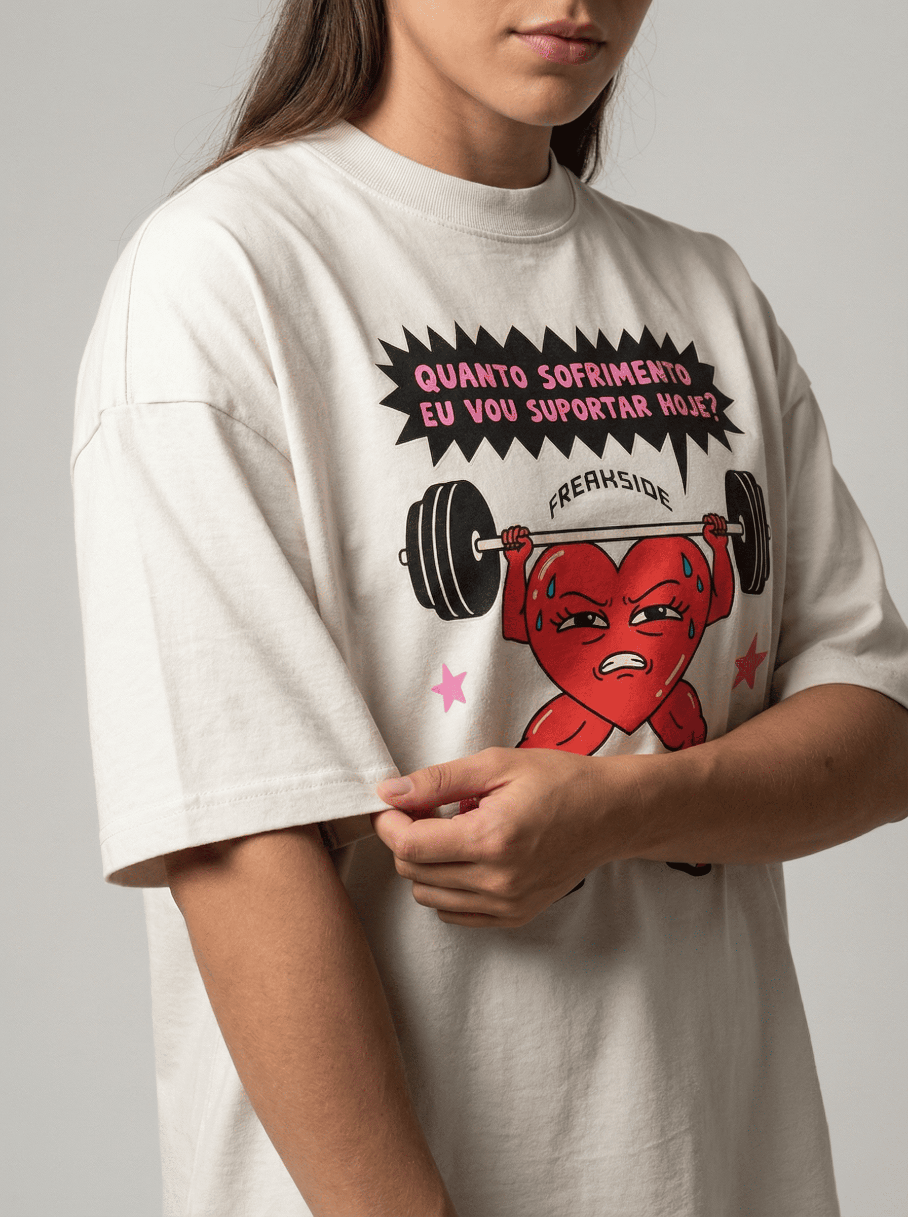 "Quanto Sofrimento vou Suportar Hoje" Freakside™ Oversized