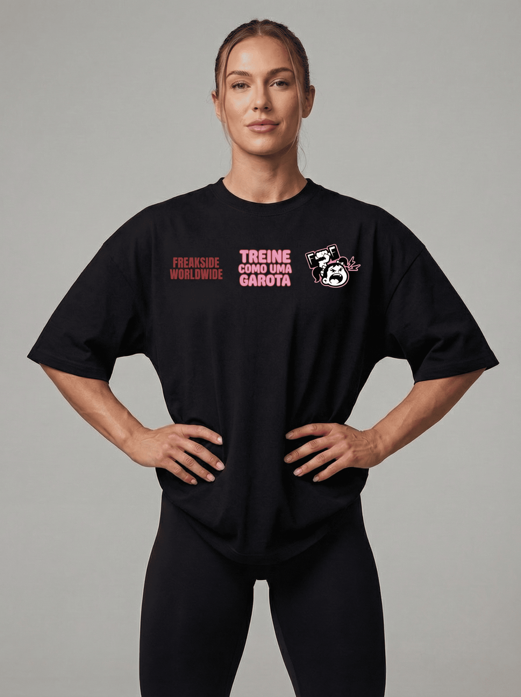 "Treine como uma Garota" Freakside™ Oversized
