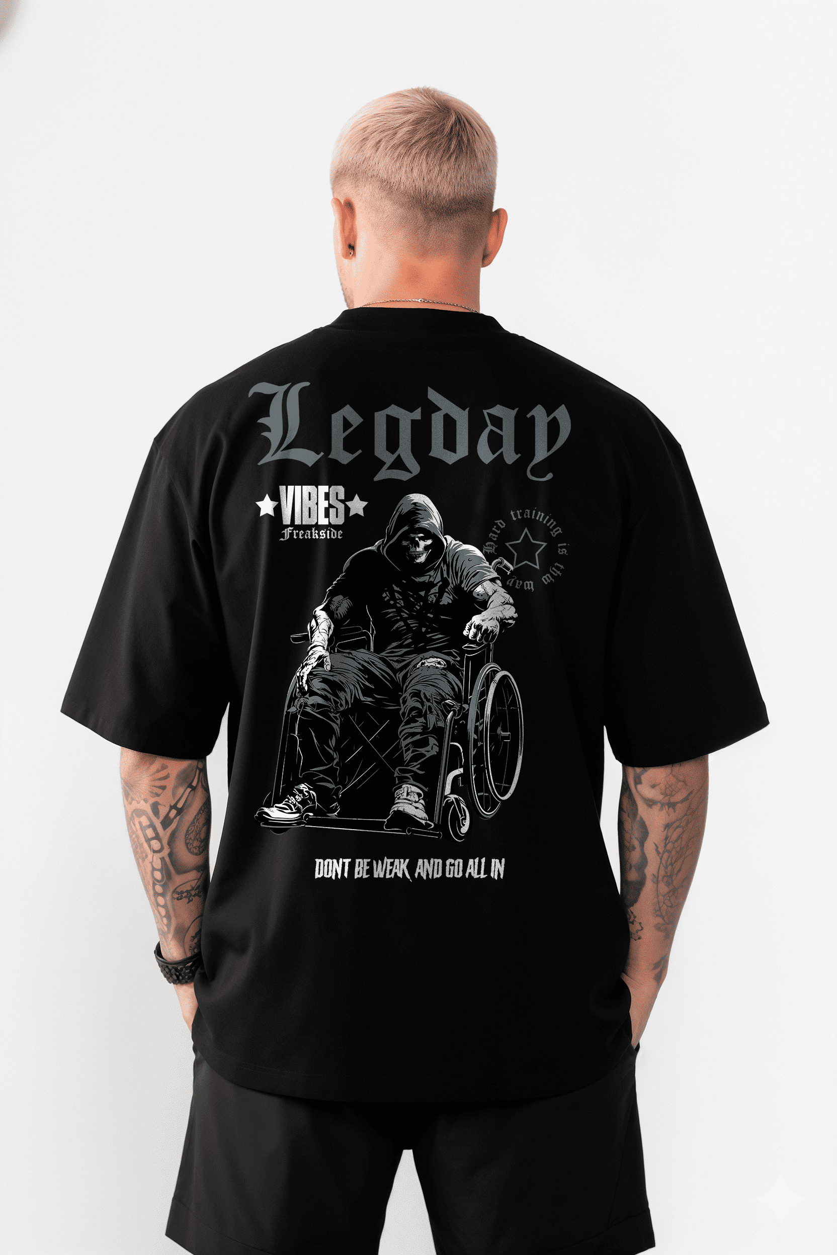 Camiseta Oversized "Legday" Freakside™
