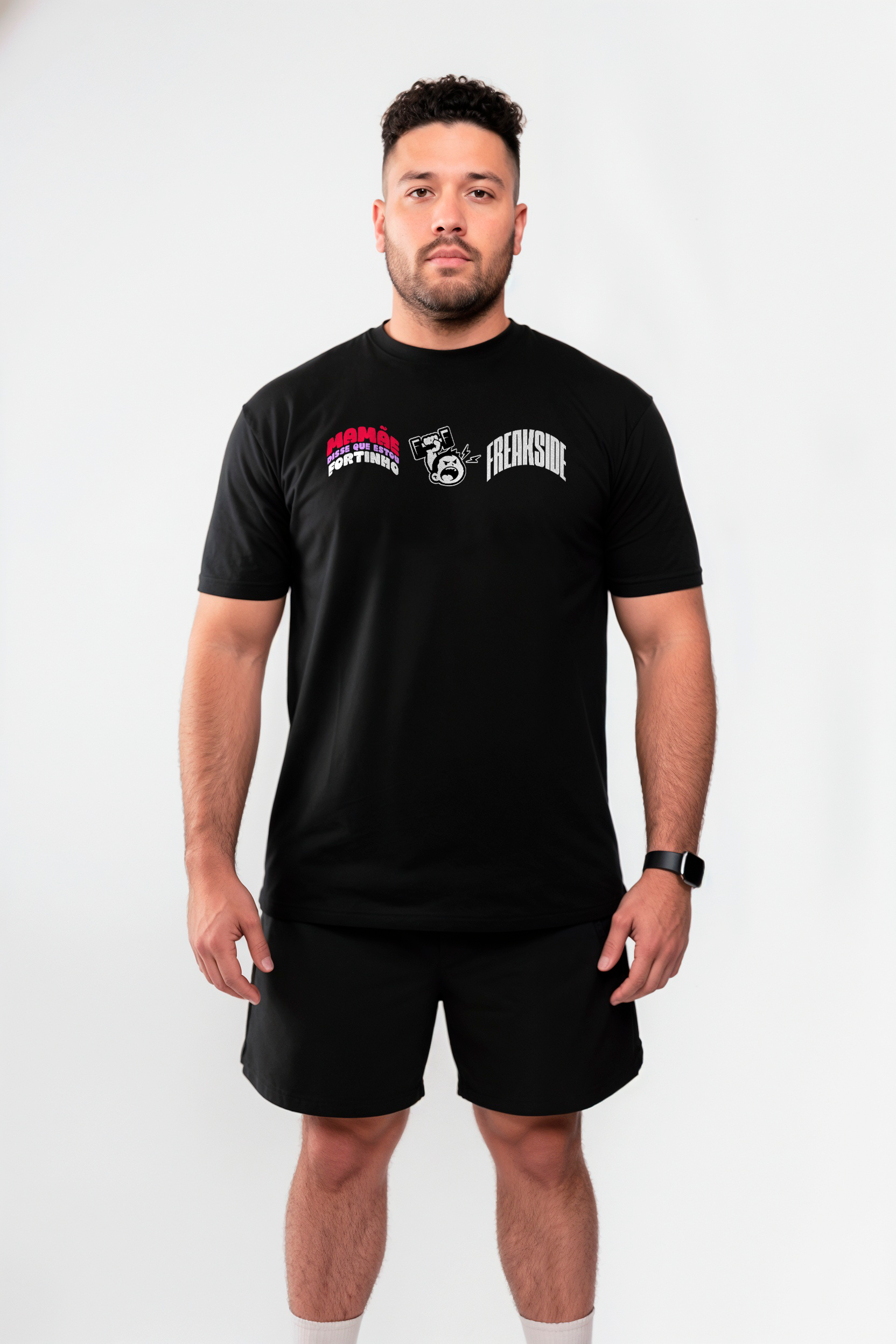 Camiseta "Mamãe Disse Que Estou Fortinho" Freakside™