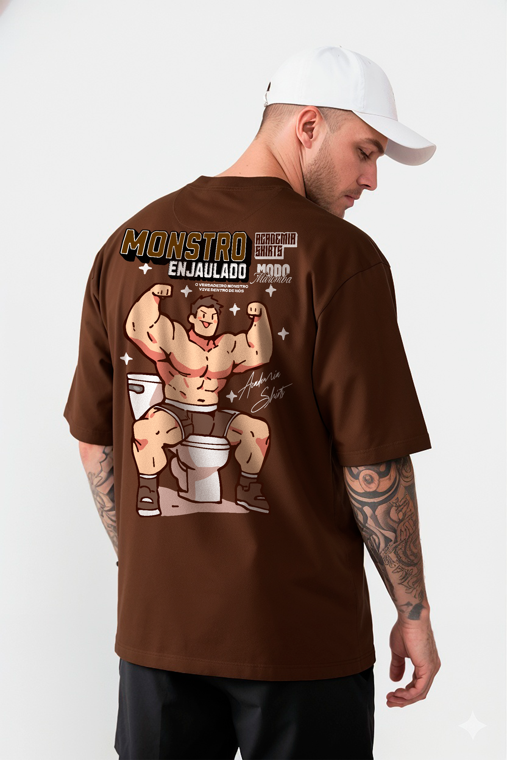 Camiseta Oversized "Monstro Enjaulado" Freakside™