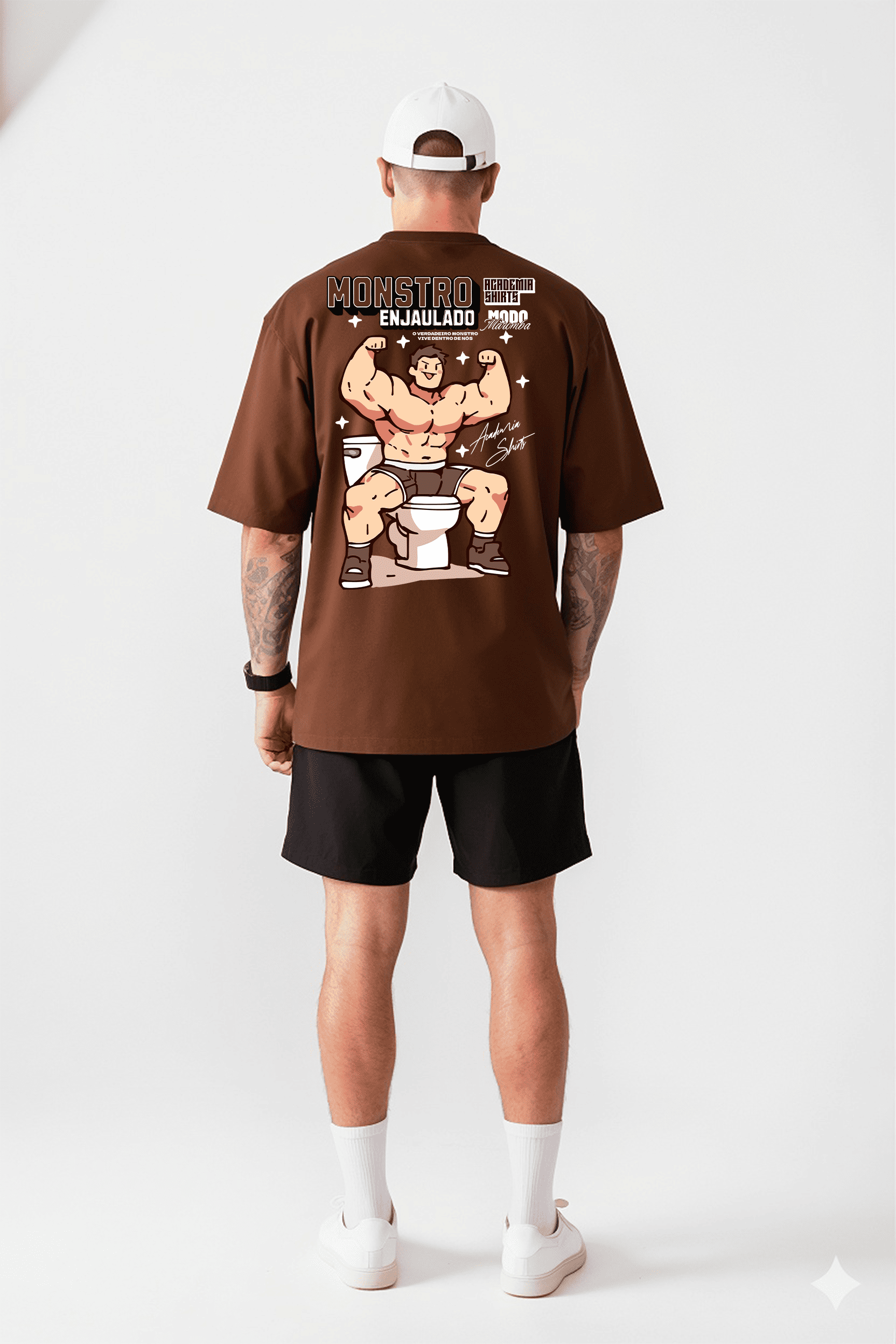 Camiseta Oversized "Monstro Enjaulado" Freakside™
