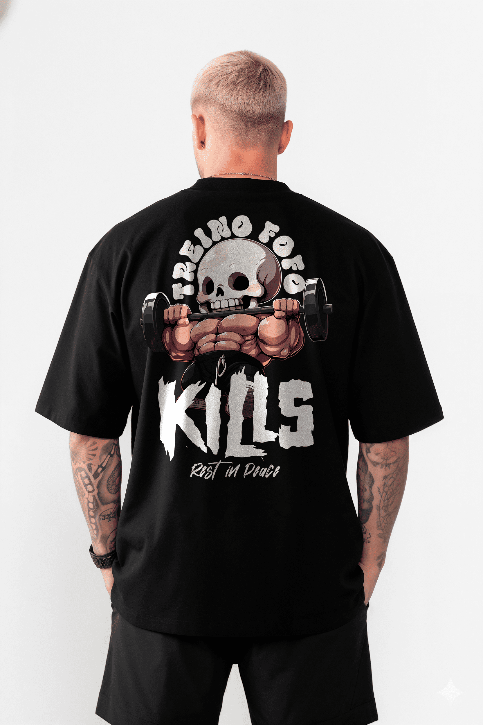 Camiseta Oversized "Treino Fofo Kills" Freakside™