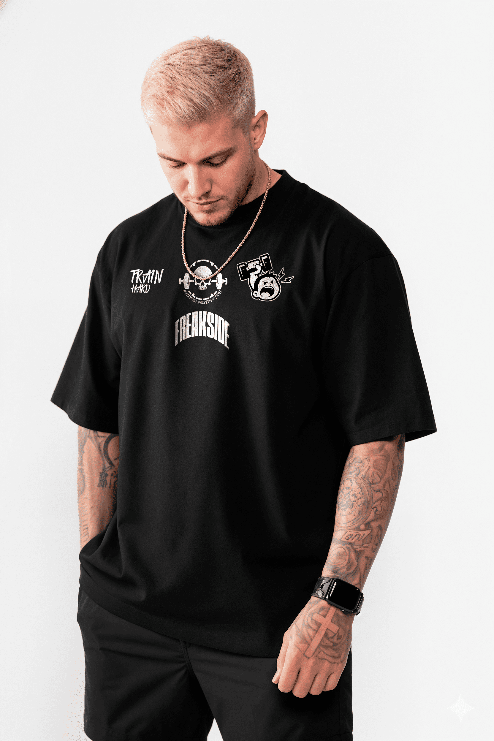 Camiseta Oversized "Treino Fofo Kills" Freakside™