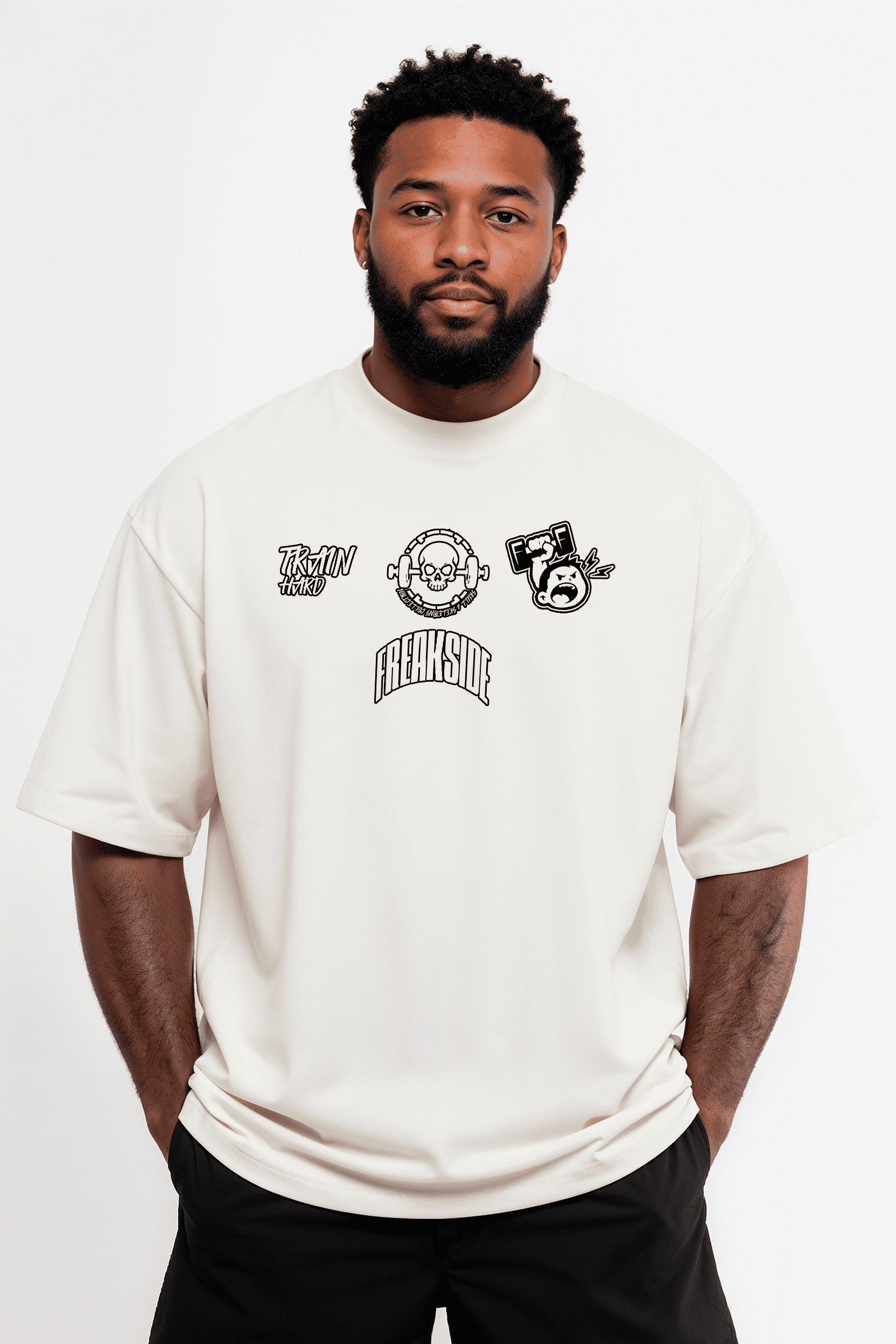 Camiseta Oversized "Treino Fofo Kills" Freakside™