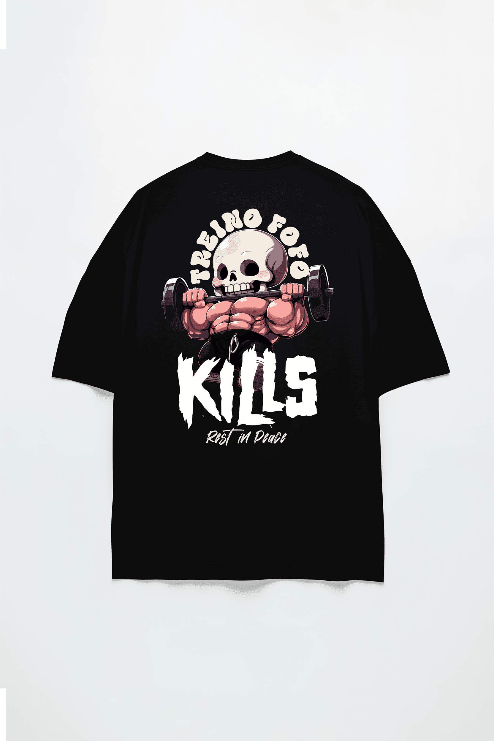 Camiseta Oversized "Treino Fofo Kills" Freakside™
