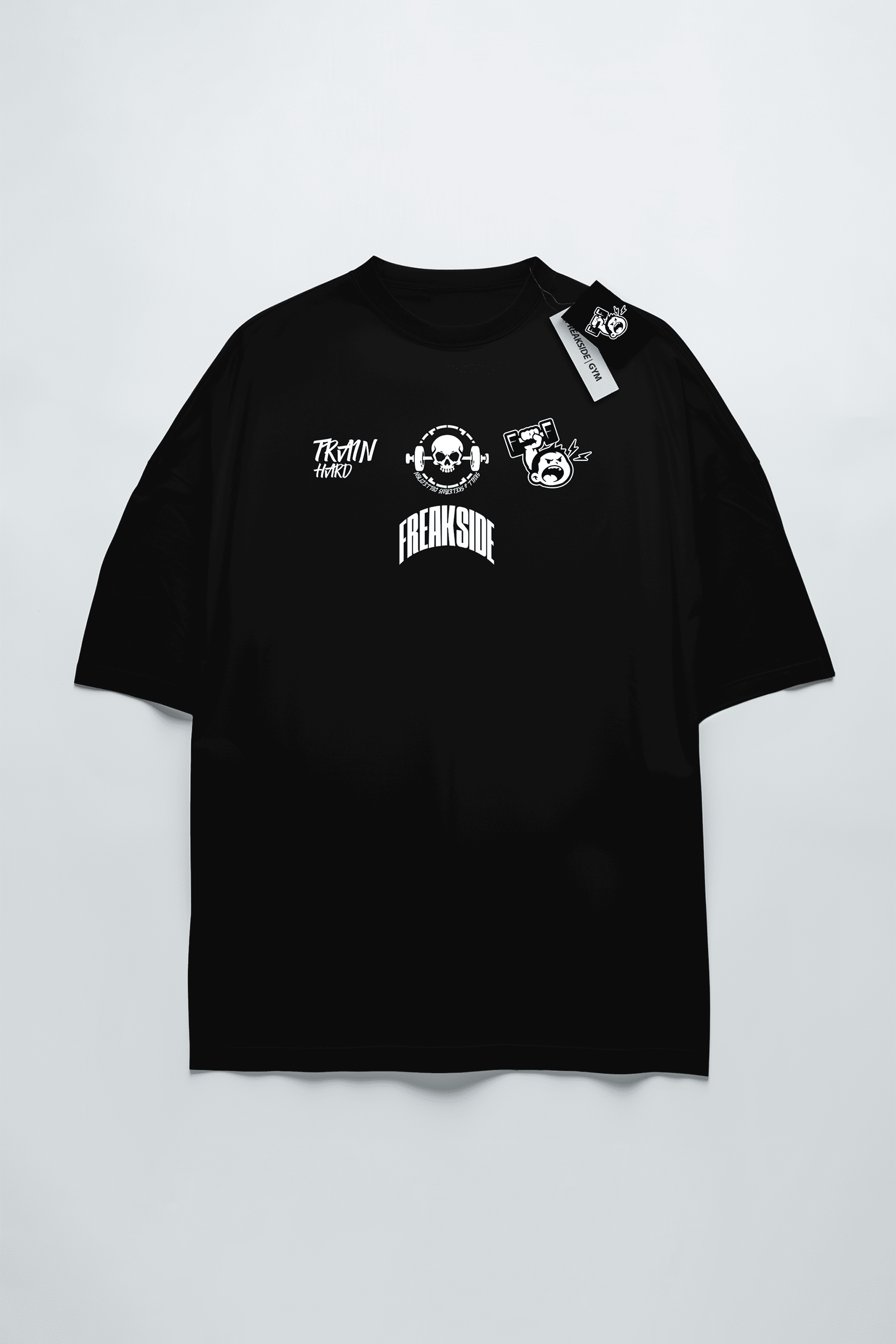 Camiseta Oversized "Treino Fofo Kills" Freakside™