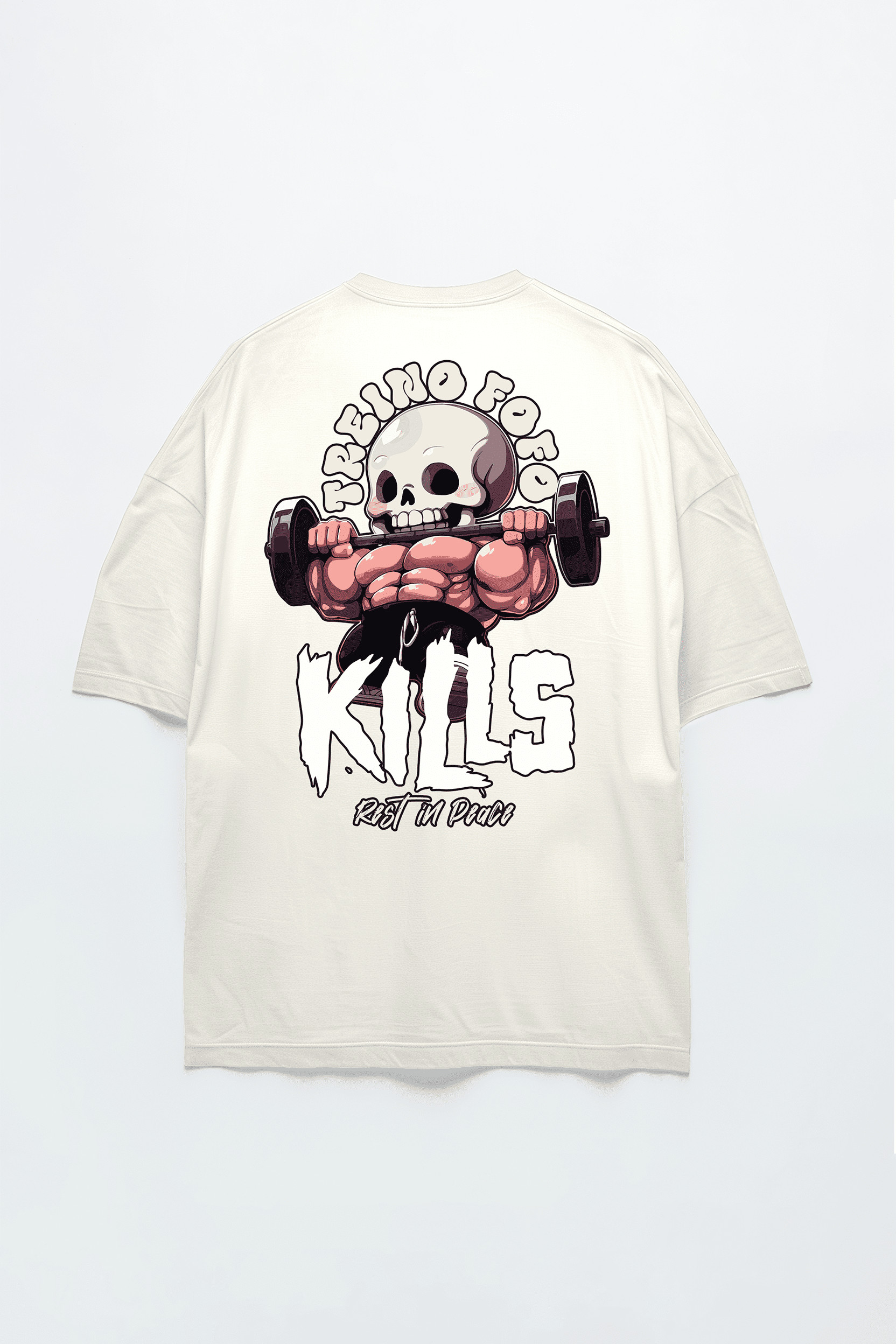 Camiseta Oversized "Treino Fofo Kills" Freakside™