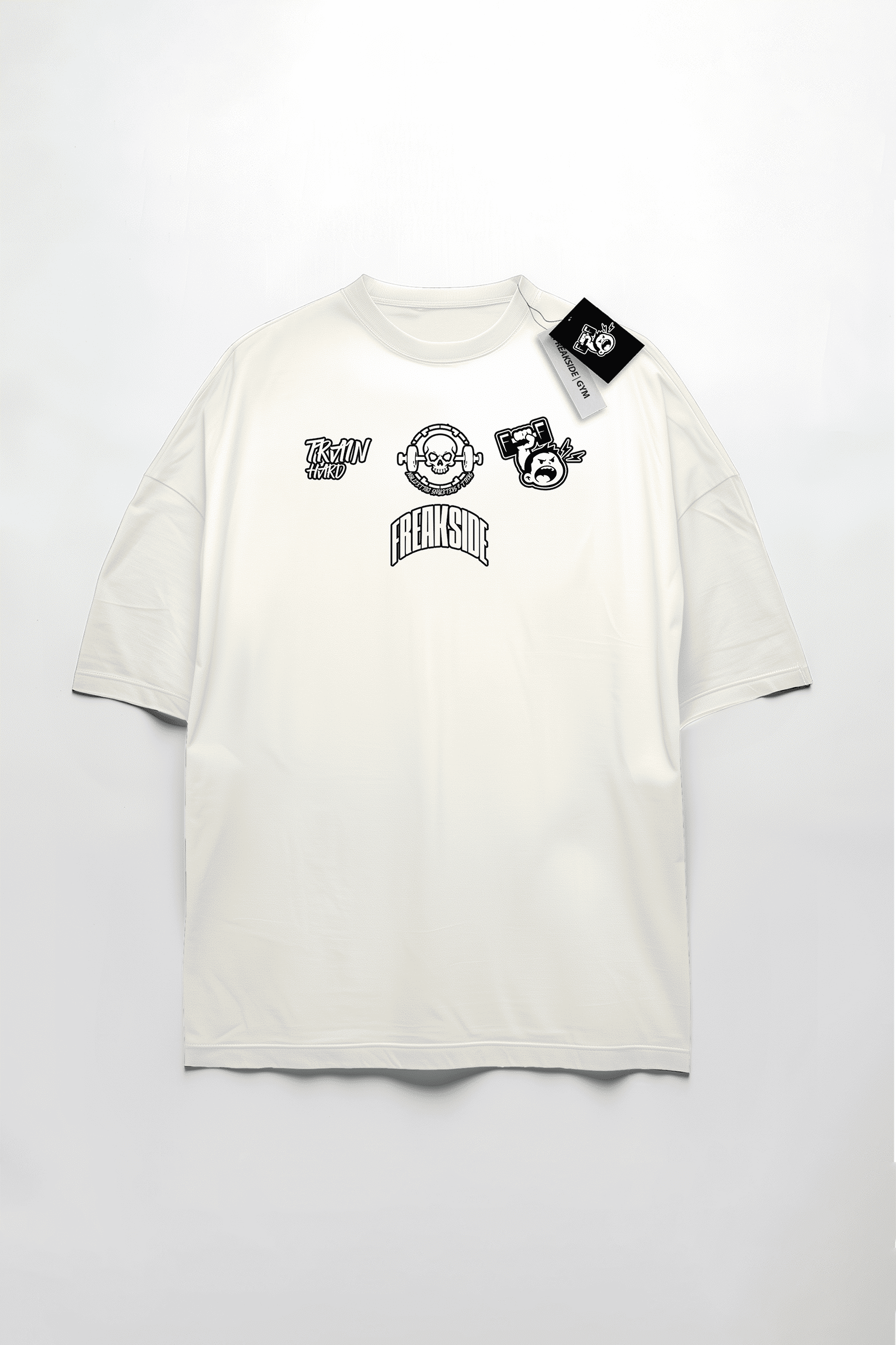 Camiseta Oversized "Treino Fofo Kills" Freakside™