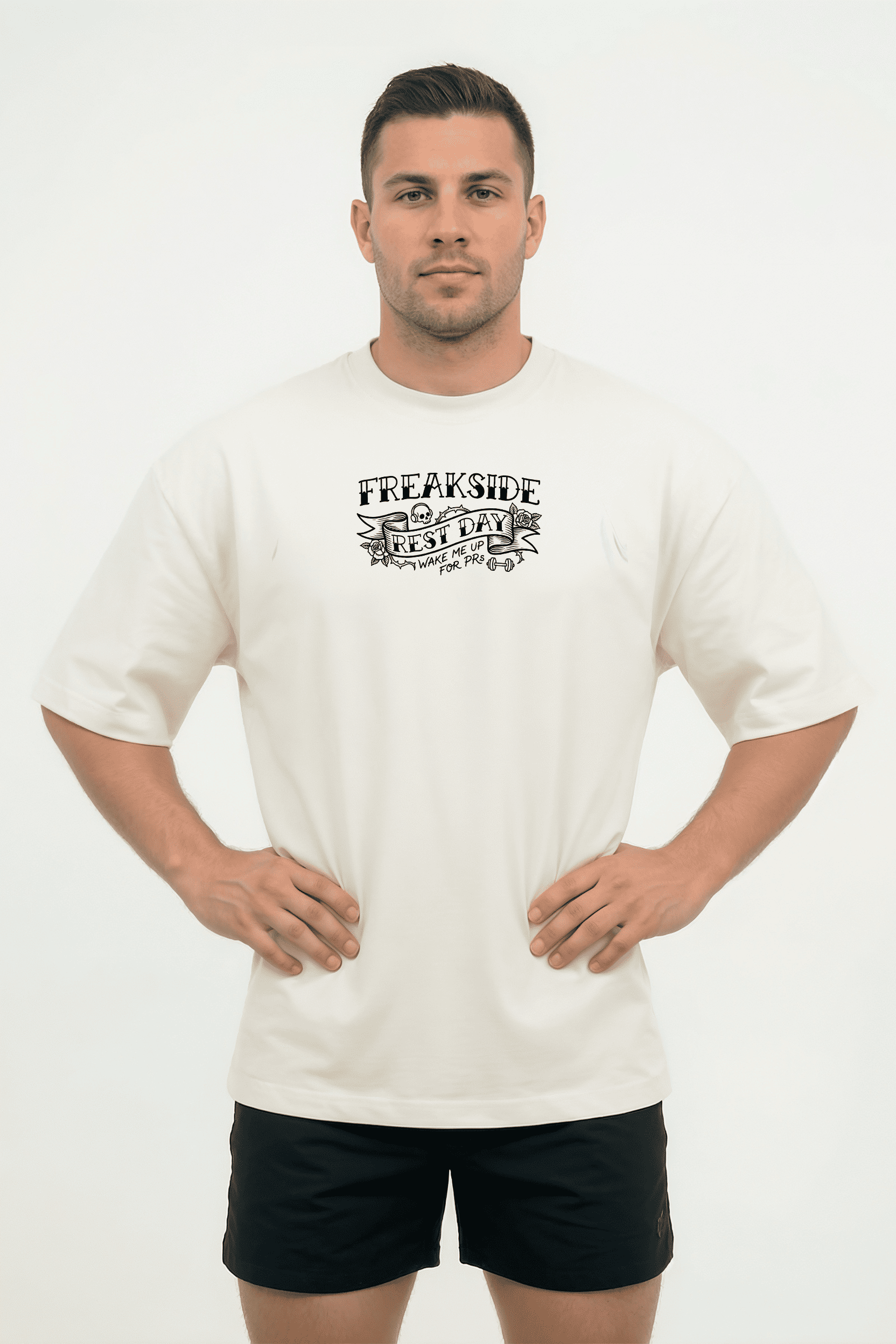 Camiseta Oversized "REST DAY" Freakside