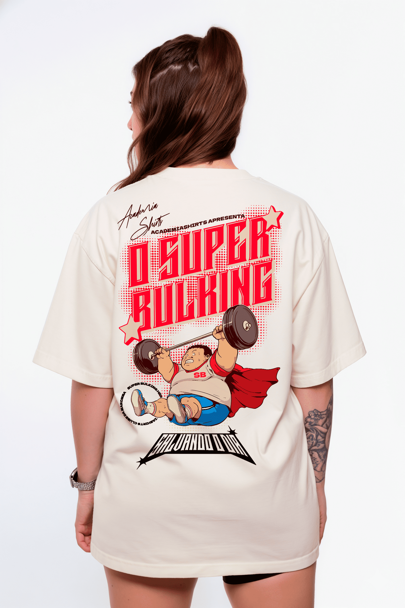 Camiseta Oversized "Super Bulking" Freakside™