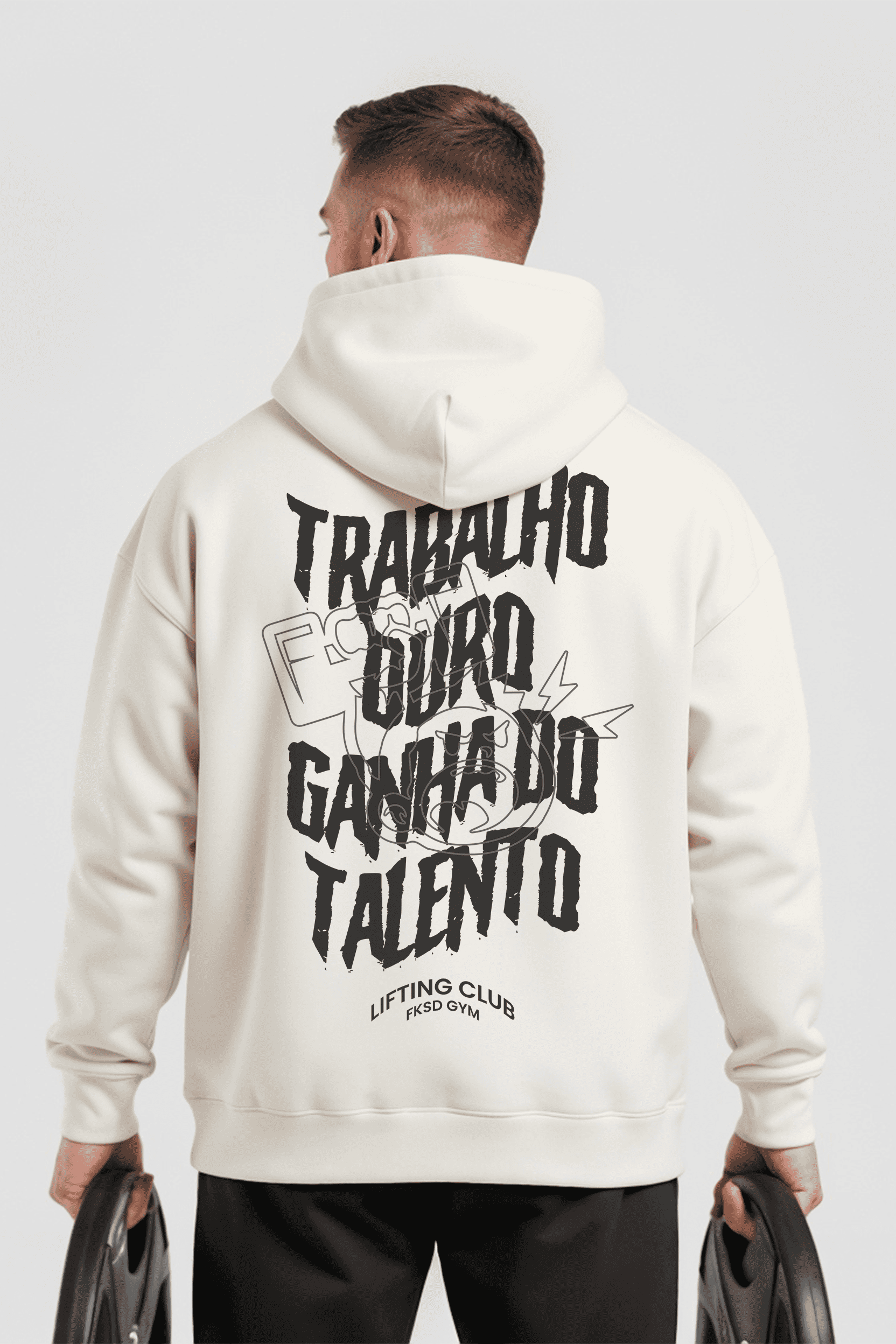 Moletom de treino "Trabalho Duro Ganha do Talento"  Freakside