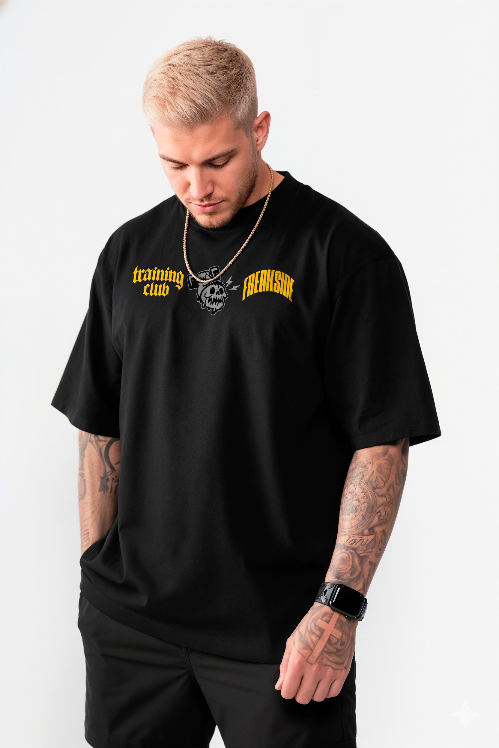 Camiseta Oversized "Training Club" Freakside