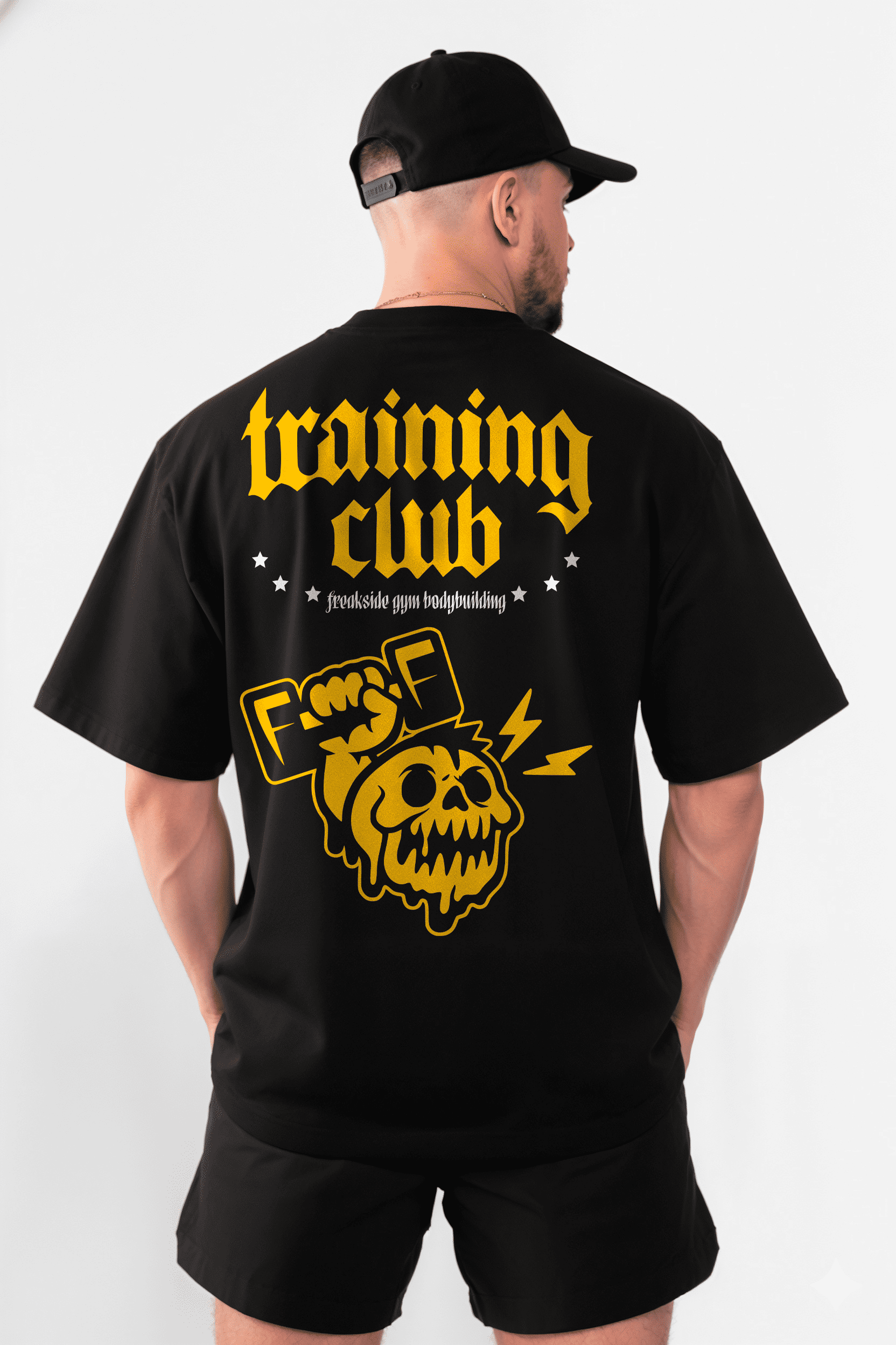 Camiseta Oversized "Training Club" Freakside